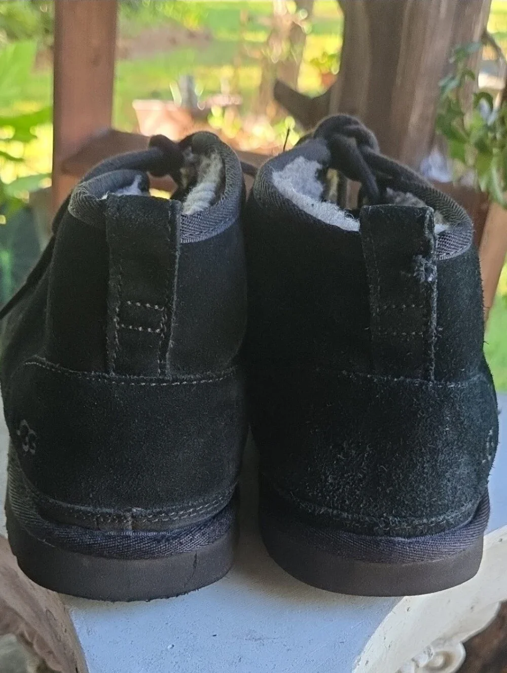 Ugg Neumel Black Suede Chukka Boots Size 10